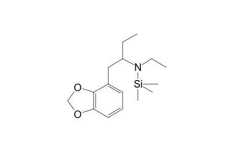 N-Ethyl-1-(2,3-methylenedioxyphenyl)butan-2-amine TMS