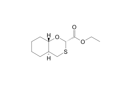 ethyl (2S,4aS,8aS)-4a,5,6,7,8,8a-hexahydro-4H-benzo[e][1,3]oxathiine-2-carboxylate