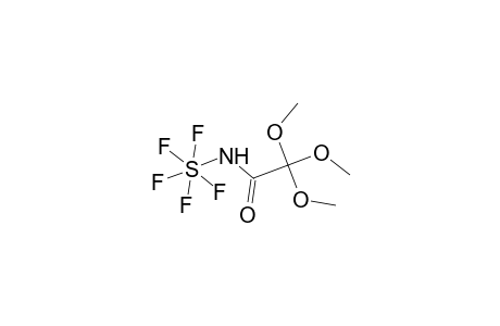 (Trimethoxyacetamido)sulfur pentafluoride