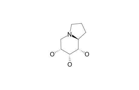 (-)-1-DEOXY-8A-EPI-CASTANOSPERMINE;(6R,7R,8S,8AS)-OCTAHYDROINDOLIZINE-6,7,8-TRIOL