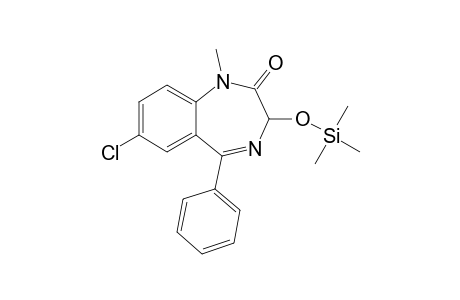 2H-1,4-Benzodiazepin-2-one, 7-chloro-1,3-dihydro-1-methyl-5-phenyl-3-[(trimethylsilyl)oxy]-