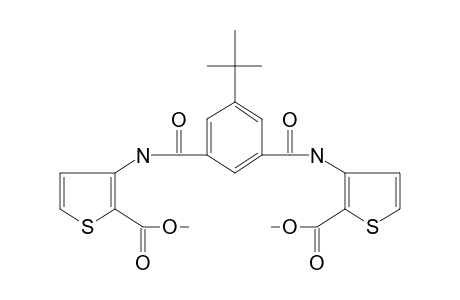 3,3'-(5-tert-butylisophthalamido)di-2-thiophenecarboxylic acid, dimethyl ester