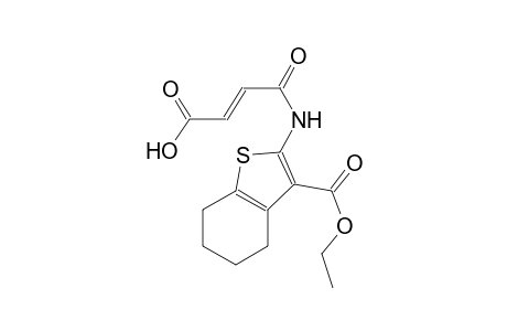 benzo[b]thiophene-3-carboxylic acid, 2-[[(2E)-3-carboxy-1-oxo-2-propenyl]amino]-4,5,6,7-tetrahydro-, ethyl ester