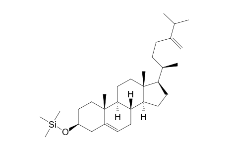 24-Methylenecholesterol (ergosta-5,24(28)-dien-3b-ol)?, TMS