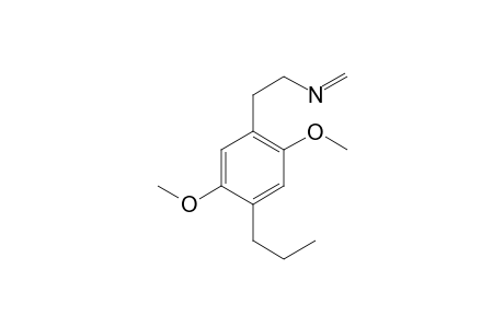 2,5-Dimethoxy-4-propylphenethylamine-A (CH2O,-H2O)