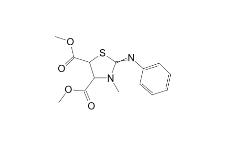 Dimethyl 3-(methyl)-2-phenylimino-1,3-thiazolane-4,5-dicarboxylate