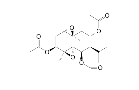 3BETA,6BETA,8ALPHA-TRIACETOXY-4BETA,5ALPHA:1ALPHA,10BETA-DIEPOXYGERMACRANE