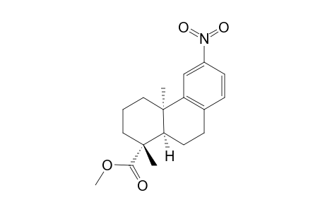 Methyl (1R,4aR,10aR)-1,4a-dimethyl-6-nitro-1,2,3,4,4a.9,10,10a-octahdtophenanthrene-1-carboxylate