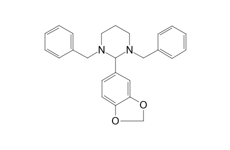 2-(1,3-Benzodioxol-5-yl)-1,3-dibenzylhexahydropyrimidine