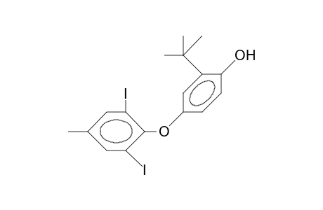 2-tert.-Butyl-4-(2,6-dijodo-4-methylphenoxy)-phenol