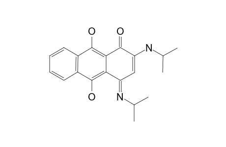 2-Isopropylamino-4-isopropylimino-9,10-dihydroxy-1,4-anthraquinone