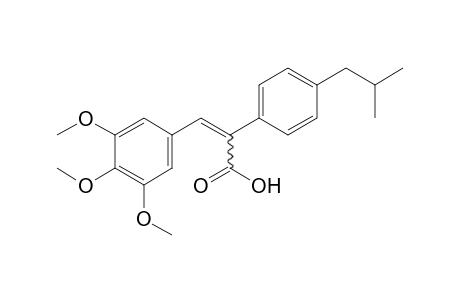 2-(p-Isobutylphenyl)-3-(3,4,5-trimethoxyphenyl)acrylic acid