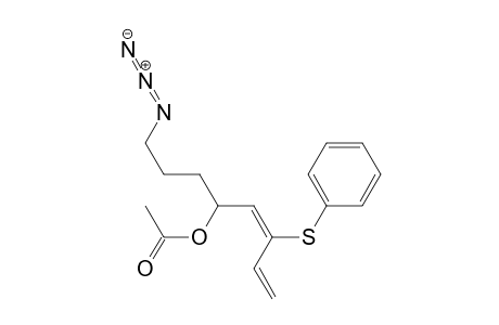 (E)-5-acetoxy-8-azido-3-(phenylthio)-1,3-octadiene