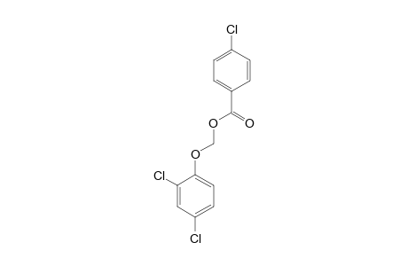 (2,4-dichlorophenoxy)methanol, p-chlorobenzoate