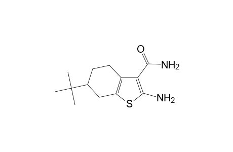 Benzothiophene-3-carboxamide, 4,5,6,7-tetrahydro-2-amino-6-tert-butyl-