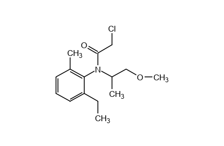 aR, N-(1S)(-)-2-chloro-6'-ethyl-N-(2-methoxy-1-methylethyl)-o-acetotoluidide