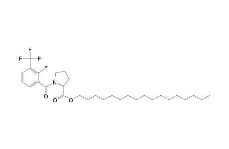 L-Proline, N-(2-fluoro-3-trifluoromethylbenzoyl)-, heptadecyl ester