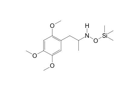 N-Hydroxy-2,4,5-trimethoxyamphetamine TMS