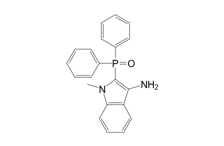 N-Methyl-2-diphenylphosphinoyl-3-aminoindole