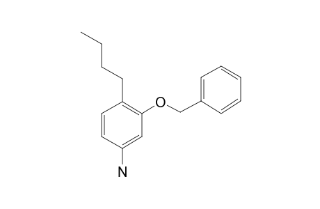 Benzenamine, 4-butyl-3-(phenylmethoxy)-