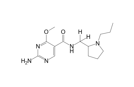 2-amino-4-methoxy-N-[(1-propyl-2-pyrrolidinyl)methyl]-5-pyrimidine carboxamide