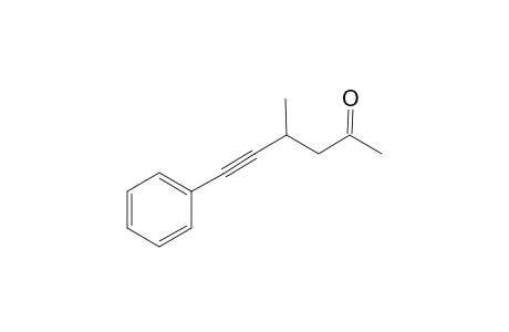 4-Methyl-6-phenylhex-5-yn-2-one