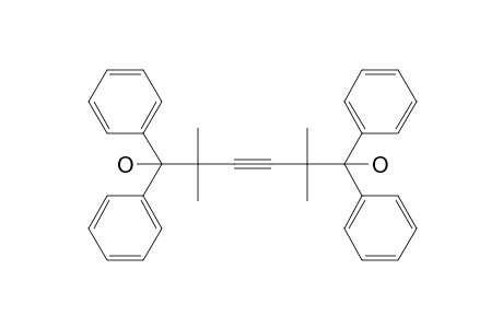 2,2,5,5-tetramethyl-1,1,6,6-tetra(phenyl)hex-3-yne-1,6-diol