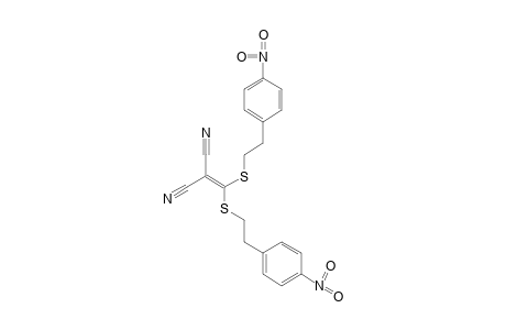 {bis[(p-Nitrophenethyl)thio]methylene}malononitrile