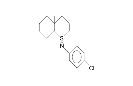 N-(4-Chlorophenyl)-10-methyl-cis-1-thiadecalin-1b-imide