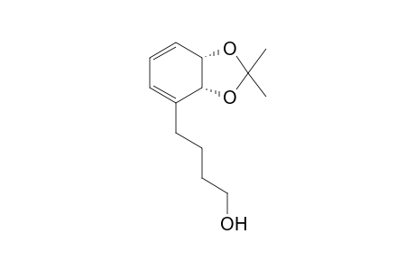 4-((3aR,7aS)-2,2-dimethyl-3a,7a-dihydrobenzo[d][1,3]dioxol-4-yl)butan-1-ol