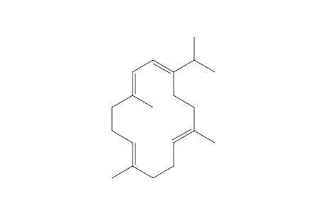 (1Z,3E,7Z,11Z)-1,7,11-trimethyl-4-propan-2-ylcyclotetradeca-1,3,7,11-tetraene