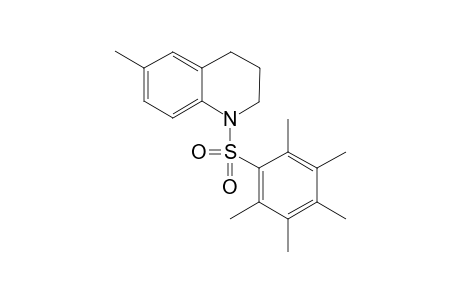 Quinoline, 1,2,3,4-tetrahydro-6-methyl-1-pentamethylphenylsulfonyl-