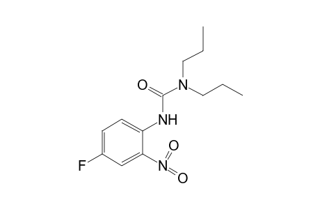 1,1-dipropyl-3-(4-fluoro-2-nitrophenyl)urea