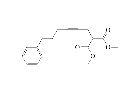 Dimethyl 2-(6-phenylhex-2-yn-1-yl)malonate