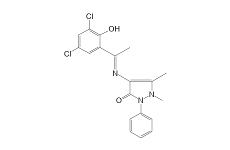 4-[(3,5-dichloro-alpha-methylsalicylidene)amino]antipyrine