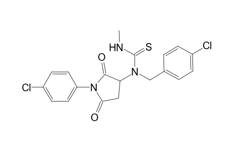 N-(4-chlorobenzyl)-N-[1-(4-chlorophenyl)-2,5-dioxo-3-pyrrolidinyl]-N'-methylthiourea