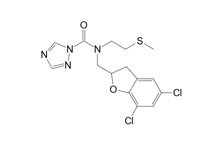 1H-1,2,4-Triazole-1-carboxamide, N-[(5,7-dichloro-2,3-dihydro-2-benzofuranyl)methyl]-N-[2-(methylthio)ethyl]-