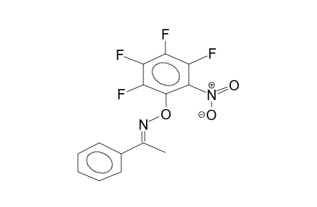 ACETOPHENONOXIME, O-2-NITROTETRAFLUOROPHENYL ETHER