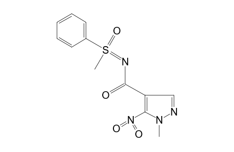 S-methyl-N-[(1-methyl-5-nitropyrazol-4-yl)carbonyl]-S-phenylsulfoximine