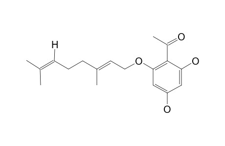 2-(1'-GERANOYLOXY)-4,6-DIHYDROXYACETOPHENONE