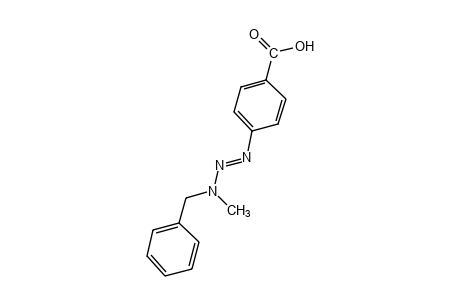 p-(3-benzyl-3-methyl-1-triazeno) benzoic acid