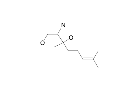 2-Amino-3,7-dimethyl-6-octene-1,3-diol