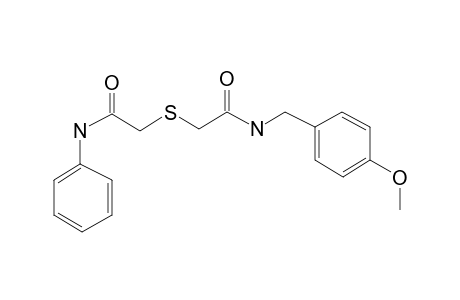 2-[(4-Methoxy-benzylcarbamoyl)-methylsulfanyl]-N-phenyl-acetamide