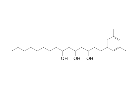 1-(3',5'-Dimethylphenyl)pentadecan-3,5,7-triol