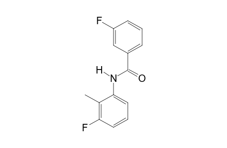 3-Fluoro-N-(3-fluoro-2-methylphenyl)benzamide