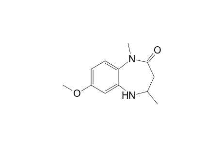 7-Methoxy-1,4-dimethyl-1,3,4,5-tetrahydro-2H-1,5-benzodiazepin-2-one