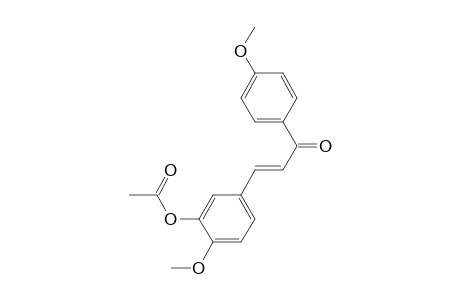 2-Methoxy-5-[3-(4-methoxyphenyl)-3-oxoprop-1-en-1-yl]phenyl acetate