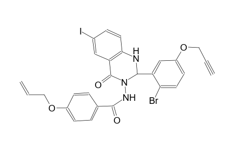 4-(allyloxy)-N-(2-[2-bromo-5-(2-propynyloxy)phenyl]-6-iodo-4-oxo-1,4-dihydro-3(2H)-quinazolinyl)benzamide