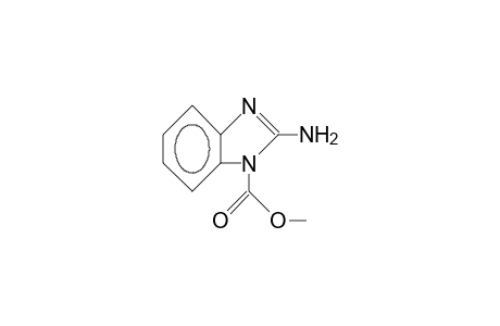 2-amino-1-benzimidazolecarboxylic acid, methyl ester