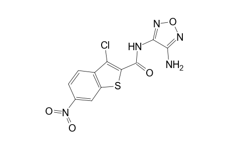 Benzo[b]thiophene-2-carboxamide, 3-chloro-6-nitro-N-(4-aminofurazan-3-yl)-